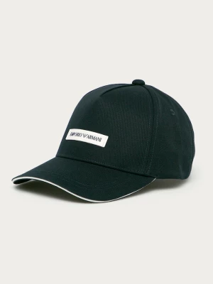 Obrázek produktu Emporio Armani Bavlněná baseballová čepice Emporio Armani námořnická modř