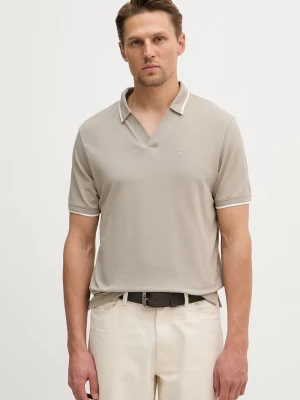 Obrázek produktu Emporio Armani Bavlněné polo tričko béžová