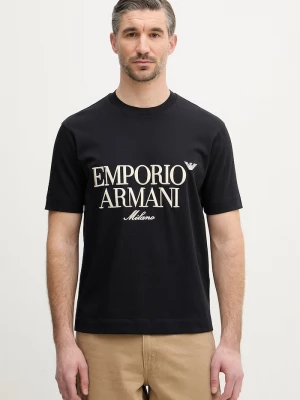 Obrázek produktu Emporio Armani Bavlněné tričko Emporio Armani námořnická modř