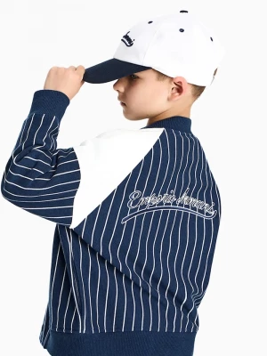 Obrázek produktu Emporio Armani Dětská bavlněná mikina Emporio Armani námořnická modř