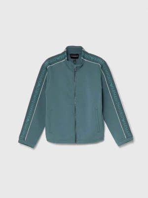 Obrázek produktu Emporio Armani Dětská mikina Emporio Armani tyrkysová
