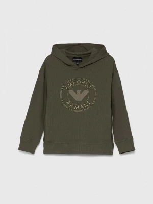 Obrázek produktu Emporio Armani Dětská mikina Emporio Armani zelená