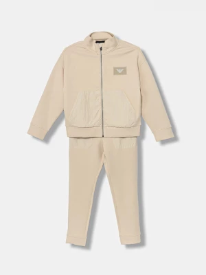 Obrázek produktu Emporio Armani Dětská tepláková souprava Emporio Armani béžová