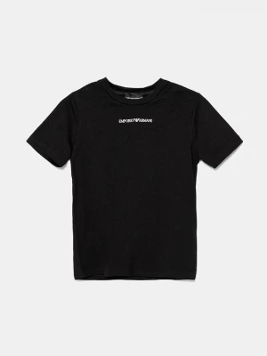 Obrázek produktu Emporio Armani Dětské bavlněné tričko černá
