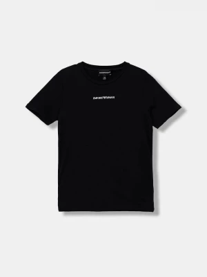 Obrázek produktu Emporio Armani Dětské bavlněné tričko Emporio Armani námořnická modř