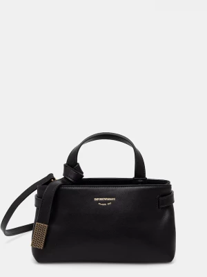 Obrázek produktu Emporio Armani Kožená kabelka Emporio Armani černá