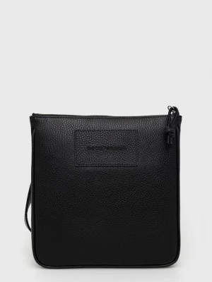 Obrázek produktu Emporio Armani Kožená taška Emporio Armani černá