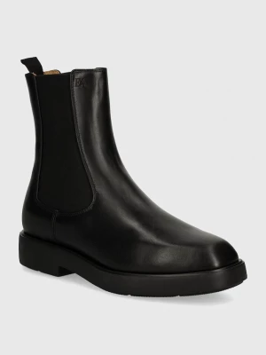 Obrázek produktu Emporio Armani Kožené kotníkové boty Emporio Armani černá