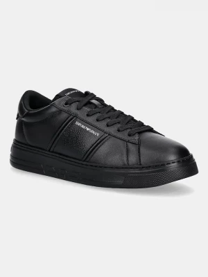 Obrázek produktu Emporio Armani Kožené tenisky Emporio Armani černá