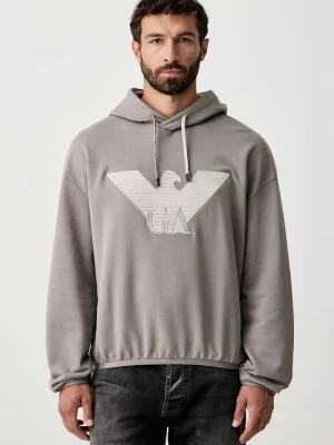Obrázek produktu Emporio Armani mikina s kapucí pánská bavlněná s elastanem