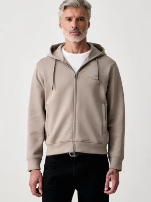 Obrázek produktu Emporio Armani mikina s kapucí pánská s bavlnou béžová