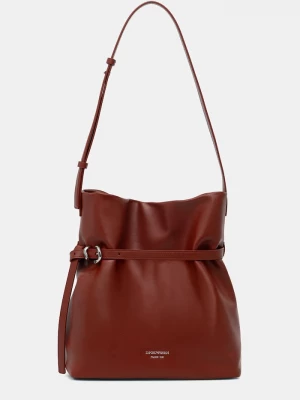 Obrázek produktu Emporio Armani nákupní taška dámská kožená burgundské