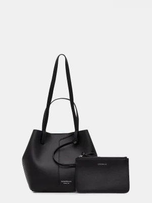 Obrázek produktu Emporio Armani nákupní taška dámská kožená černá