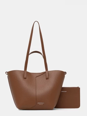 Obrázek produktu Emporio Armani nákupní taška dámská kožená hnědá