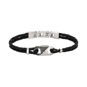 Obrázek produktu Emporio Armani Náramek černá / stříbrná