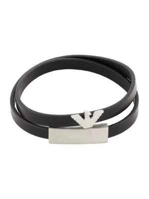 Obrázek produktu Emporio Armani Náramek černá / stříbrná