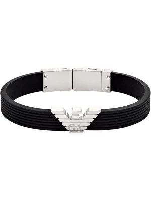 Obrázek produktu Emporio Armani Náramek černá / stříbrná