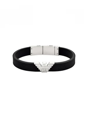 Obrázek produktu Emporio Armani Náramek Emporio Armani EAGLE LOGO černá