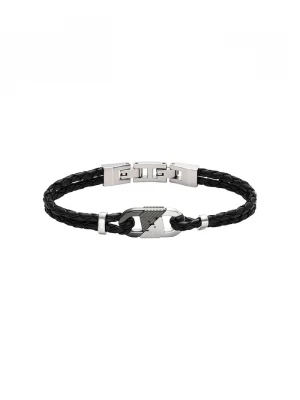 Obrázek produktu Emporio Armani Náramek Emporio Armani EAGLE LOGO černá