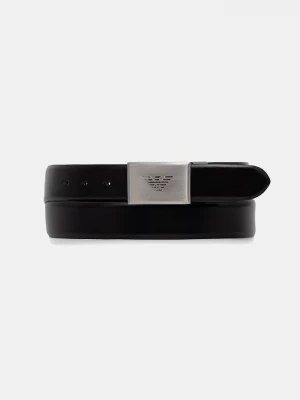 Obrázek produktu Emporio Armani oboustranný pásek pánský kožený černá