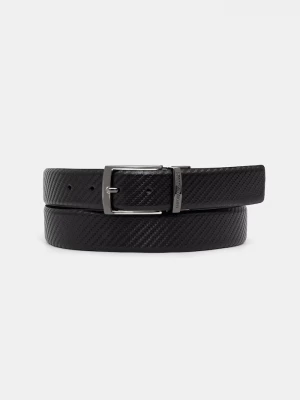 Obrázek produktu Emporio Armani oboustranný pásek pánský kožený černá