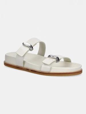 Obrázek produktu Emporio Armani pantofle dámské kožené béžová
