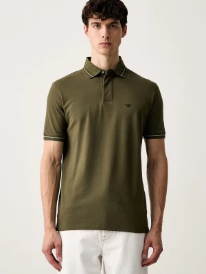 Obrázek produktu Emporio Armani polo pánské bavlněné zelená