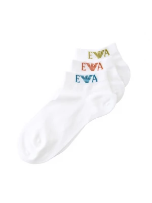 Obrázek produktu Emporio Armani Ponožky modrá / olivová / rezavě červená / bílá