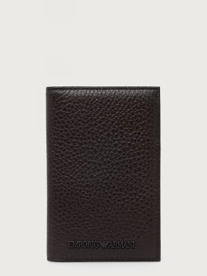 Obrázek produktu Emporio Armani pouzdro na karty pánské kožené hnědá