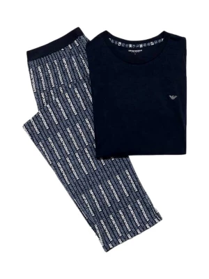 Obrázek produktu Emporio Armani Pyžamo dlouhé námořnická modř / safírová / offwhite