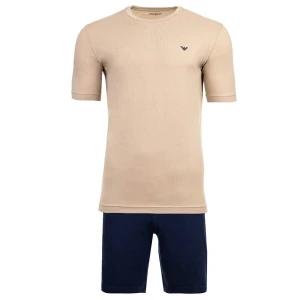 Obrázek produktu Emporio Armani Pyžamo krátké béžová / černá