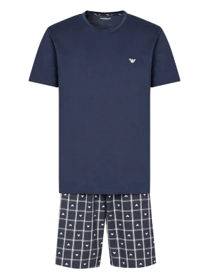 Obrázek produktu Emporio Armani Pyžamo krátké modrá / bílá