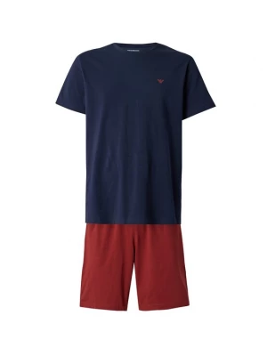 Obrázek produktu Emporio Armani Pyžamo krátké námořnická modř / červená