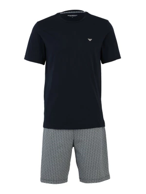 Obrázek produktu Emporio Armani Pyžamo krátké námořnická modř / smaragdová / bílá