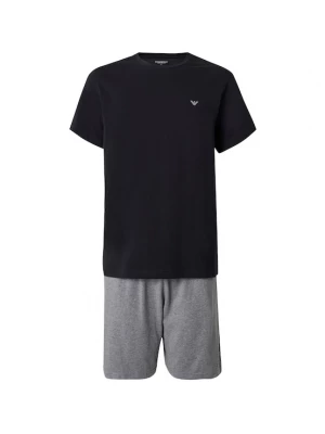 Obrázek produktu Emporio Armani Pyžamo krátké šedý melír / černá
