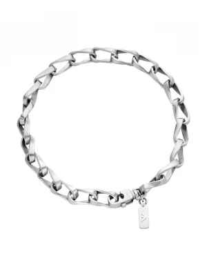 Obrázek produktu Emporio Armani řetízek pánský z ušlechtilé oceli Eagle Logo stříbrná