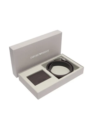 Obrázek produktu Emporio Armani Sada pouzdro na karty a opasek EM002772 AF13396 Černá