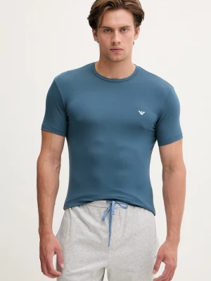 Obrázek produktu Emporio Armani Underwear basic tričko pánské s viskózou 2-pack námořnická modř