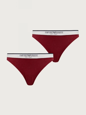 Obrázek produktu Emporio Armani Underwear kalhotky dámské bavlněné s elastanem 2-pack červená