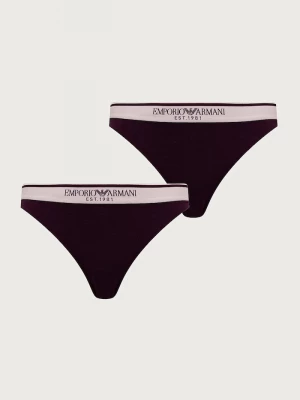 Obrázek produktu Emporio Armani Underwear kalhotky dámské bavlněné s elastanem 2-pack fialová
