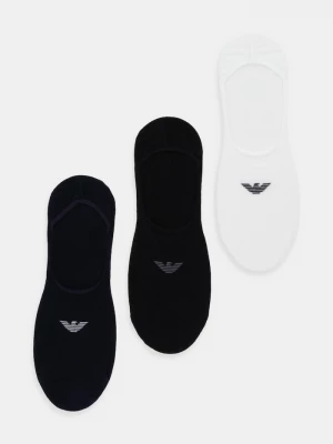 Obrázek produktu Emporio Armani Underwear kotníkové ponožky pánské 3-pack černá