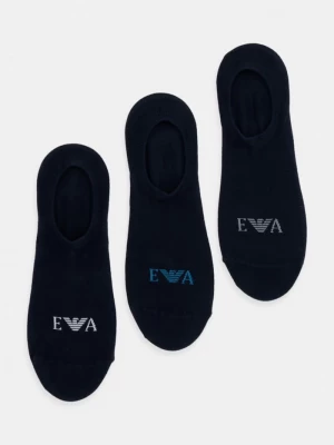 Obrázek produktu Emporio Armani Underwear kotníkové ponožky pánské 3-pack námořnická modř