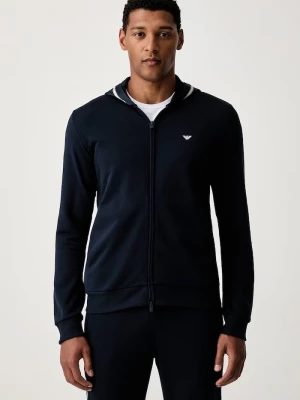 Obrázek produktu Emporio Armani Underwear loungwear mikina pánská bavlnou námořnická modř