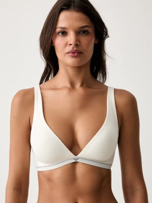 Obrázek produktu Emporio Armani Underwear podprsenka plunge bavlněná s elastanem béžová