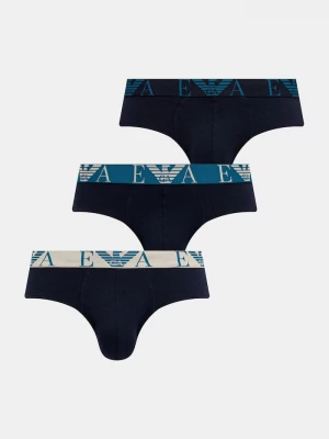 Obrázek produktu Emporio Armani Underwear slipy pánské bavlněné elastanem 3-pack modrá