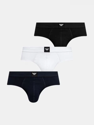 Obrázek produktu Emporio Armani Underwear slipy pánské bavlnou 3-pack černá