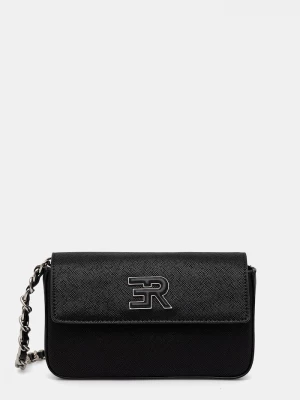 Obrázek produktu ERMANNO Firenze Crossbody kabelka dámská z imitace kůže černá