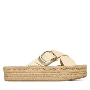 Obrázek produktu Espadrilky Calvin Klein Flatf Espadrill Cross Lth Hdw HW0HW02892 Écru Krémová
