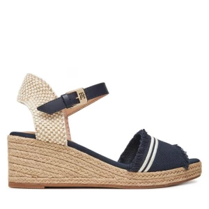 Obrázek produktu Espadrilky Tommy Hilfiger Fringe Canvas Medium Wedge FW0FW08879 Tmavomodrá