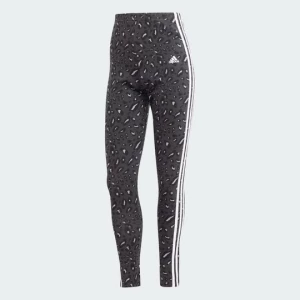 Obrázek produktu Essentials 3-Stripes Animal Print Leggings Adidas